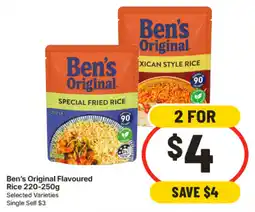 IGA Ben's Original Flavoured Rice offer