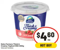 IGA Dairy Farmers Thick & Creamy Yoghurt offer
