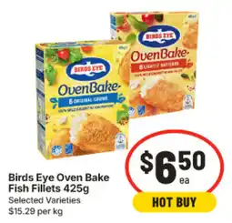 IGA Birds Eye Oven Bake Fish Fillets offer