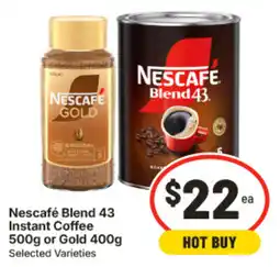IGA Nescafe Blend 43 Instant Coffee offer
