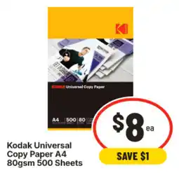 IGA Kodak Universal Copy Paper A4 offer