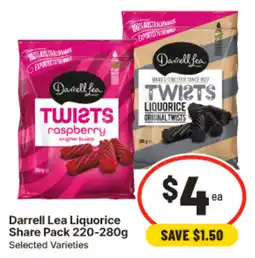 IGA Darrell Lea Liquorice Share Pack offer