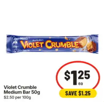 IGA Menz Violet Crumble offer