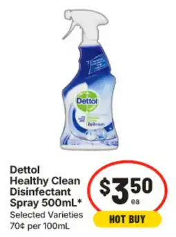 IGA Dettol Healthy Clean Disinfectant Spray offer