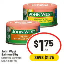 IGA John West Salmon offer