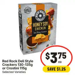 IGA Red Rock Deli Style Crackers offer