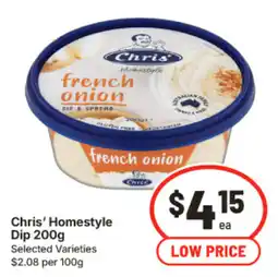 IGA Chris' Homestyle Dip offer
