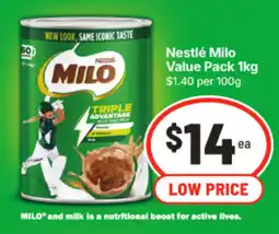IGA Nestlé Milo Value Pack offer