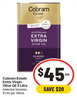 IGA Cobram Estate Extra Virgin Olive Oil offer