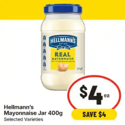 IGA Hellmann's Mayonnaise Jar offer