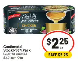 IGA Continental Stock Pot 4 Pack offer