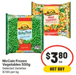 IGA McCain Frozen Vegetables Selected Varieties offer