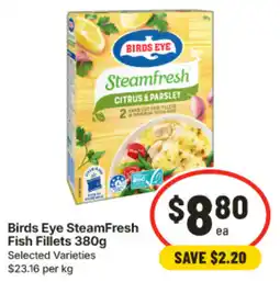 IGA Birds Eye SteamFresh Fish Fillets offer