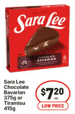 IGA Sara Lee Chocolate Bavarian offer