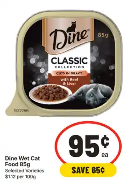 IGA Dine Wet Cat Food offer