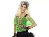 The Party People Shop Top - Fishnet, Green offer