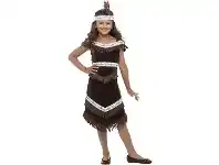 The Party People Shop Child Costume - Girls&#039; Native American offer