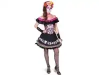 The Party People Shop Adult Costume - Karnival, Ladies&#039; Day of the Dead El Mariachi offer