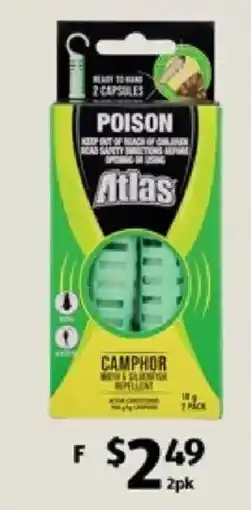 ALDI Atlas Camphor Moth & Silverfish Repellent offer