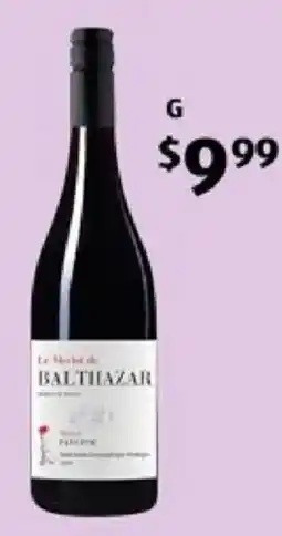 ALDI Le Merlot de Balthazar offer