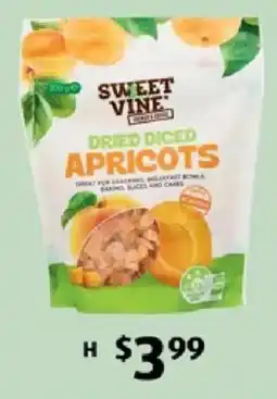 ALDI Sweet Vine Dried Diced Apricots offer