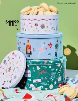 ALDI Christmas Tins 3pc offer