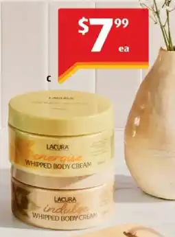 ALDI Lacura Whipped Body Cream offer