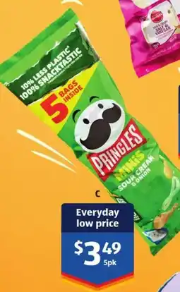 ALDI Pringles Minis Sour Cream & Onion offer