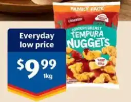 ALDI Farmwood Chicken Breast Tempura Nuggets offer