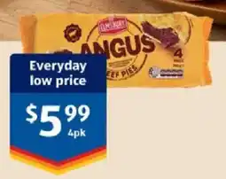 ALDI Elmsbury Angus Beef Pies offer