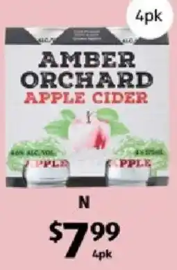 ALDI Amber Orchard Apple Cider offer