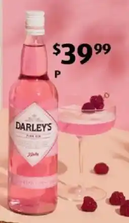 ALDI Darley's Pink Gin offer
