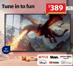 ALDI 50" UHD webOS Smart TV offer