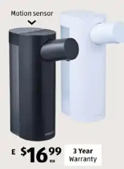 ALDI Motion sensor soap dispenser offer