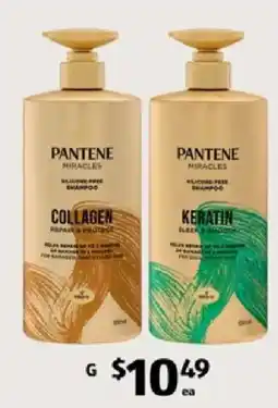 ALDI Pantene Miracles Collagen Repair & Protect Shampoo offer