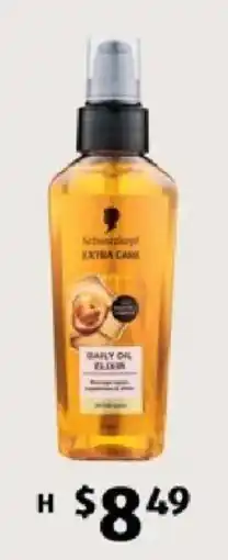 ALDI Schwarzkopf Extra Care Daily Oil Elixir offer