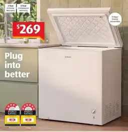 ALDI 198L Chest Fridge/Freezer offer
