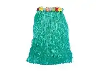 The Party People Shop Hula Skirt - Caribbean With Flower Waist, Green offer