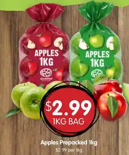 Spudshed Apples Prepacked 1kg offer