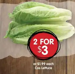 Spudshed Cos Lettuce offer