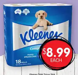 Spudshed Kleenex Toilet Tissue 18pk offer