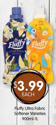 Spudshed Fluffy Ultra Fabric Softener Varieties offer