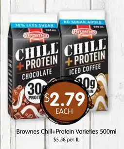 Spudshed Brownes Chill+Protein Varieties offer