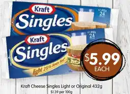Spudshed Kraft Cheese Singles offer