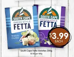 Spudshed South Cape Fetta Varieties offer
