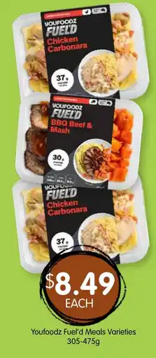 Spudshed Youfoodz Fuel'd Meals Varieties offer