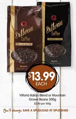 Spudshed Vittoria Coffee offer