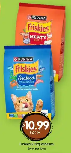 Spudshed Friskies 2.5kg Varieties offer