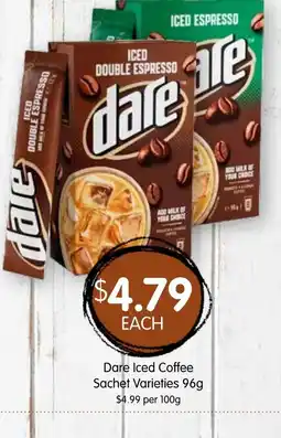 Spudshed Dare Iced Coffee Sachet Varieties offer