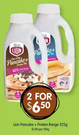 Spudshed Lion Pancake + Protein Range offer